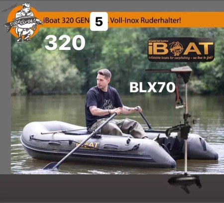 Imperial Baits iBoat 5GEN Superlight Green 320cm