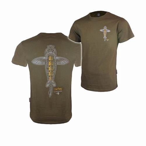 Vass Carp Rising T-Shirt Khaki