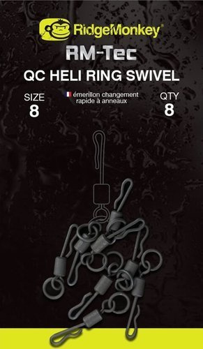 RidgeMonkey QC Heli Ring Swivel size 11