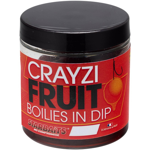 Starbaits Crayzi Fruit Boilies in Dip 24mm
