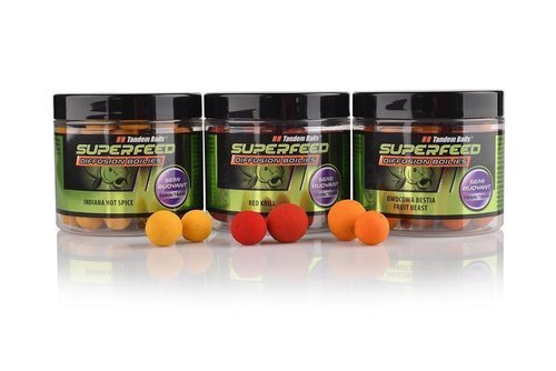 Tandem Baits SuperFeed Diffusion Boilies  Coco Vanilla 14mm / 16mm 90g - Kulki tonące