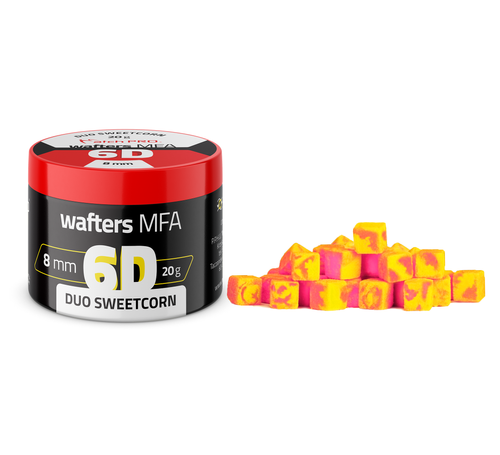 MatchPro 6D MFA Wafters Duo Sweetcorn 8x8mm 20g