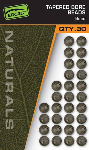 Fox EDGES Naturals Tapered Bore Beads 6mm