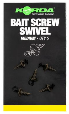 Korda Bait Screw Swivel Medium
