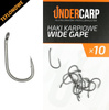 Undercarp Teflonowe haki karpiowe WIDE GAPE 8