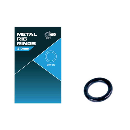 Nash Metal Rig Rings 3.0mm