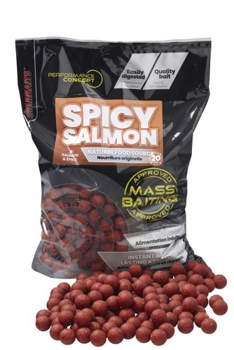 Starbaits Spicy Salmon Mass Baiting 20mm 3kg