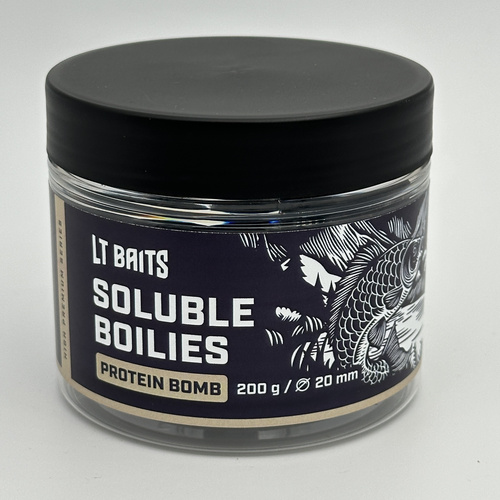 LT Baits Protein Bomb Soluble Boilies 20mm 200gr