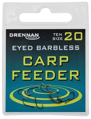 Drennan Eyed Barbless Carp Feeder size 20 - Haczyki 10szt.