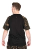 Fox Black Camo Outline Print T-Shirt