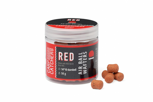Carp Catchers Air Ball Dumbell Wafters Red 14x10mm 50g