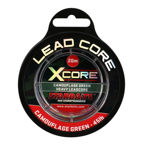 Starbaits Soft Xcore Camouflage Green Leadcore 45lb 10m