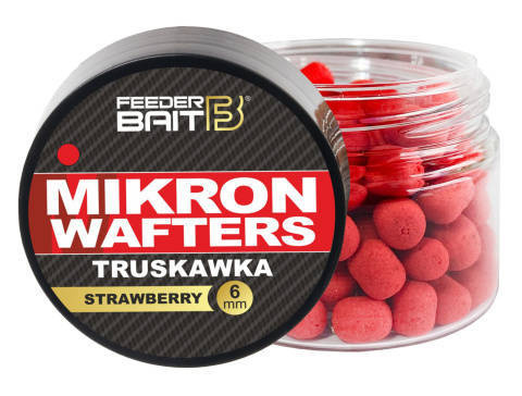 Feeder Bait Prestige Mikron Wafters Truskawka 6mm