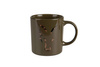 Fox Ceramic Mug Green Camo Head