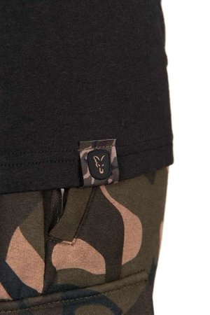 Fox Black Camo Outline Print T-Shirt