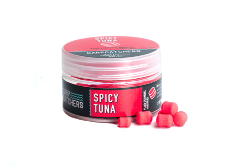 Carp Catchers Fluo Dumbell Wafters Spicy Tuna 10x7mm + 8x5mm 25g