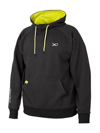 Matrix Minimal Black Marl Lime Hoody