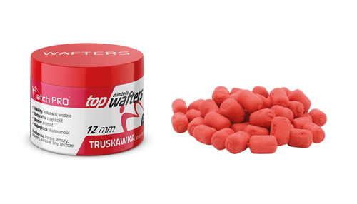 MatchPro Top Dumbells Wafters Truskawka 12mm 25g