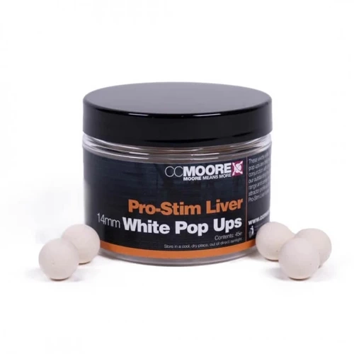 CC Moore Pro Stim Liver White Pop up 14mm