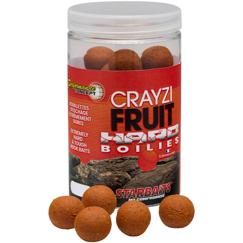 Starbaits Crayzi Fruit Hard Boilies 24mm 200gr