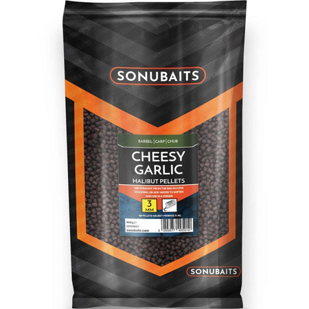 Sonubaits Cheesy Garlic Halibut Pellets 8mm 900gr