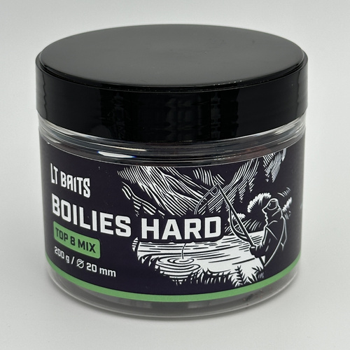 LT Baits Top 8 Mix Hard Boilies 20mm 200gr