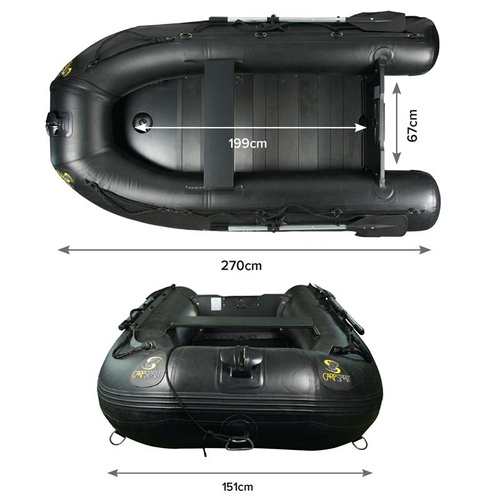 Carp Spirit Black Boat Alu 270