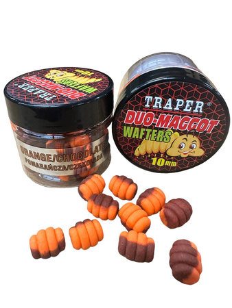 Traper Duo Maggot Wafters Pomarańcza Czekolada 10mm