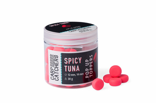 Carp Catchers Fluo Pop Up Toppers Spicy Tuna 12/14mm 30g