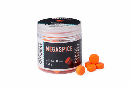 Carp Catchers Fluo Pop Up Toppers Mega Spice 12/14mm 30g