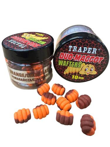 Traper Duo Maggot Wafters Pomarańcza Czekolada 10mm