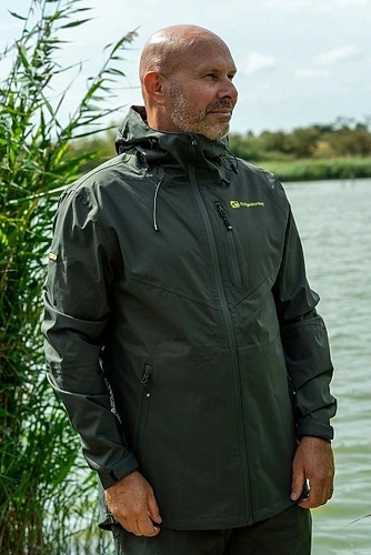 RidgeMonkey APEarel ThermaPro Waterproof Shell Coat Green