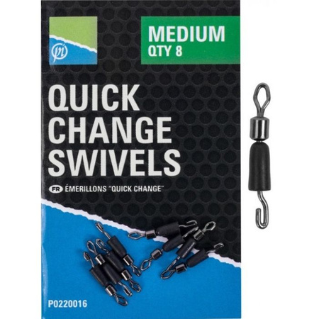 Preston Quick Change Swivels Medium