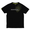 Matrix Hex Print T-Shirt Black