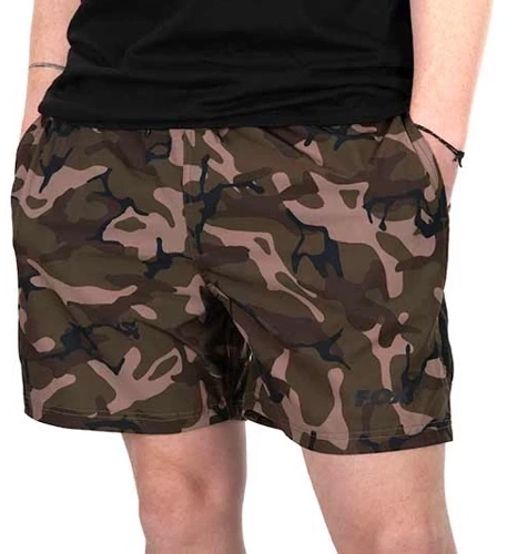 Fox Camo Black Swim Shorts