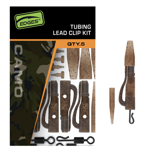 Fox Edges Camo Tubing Leadclip Kit