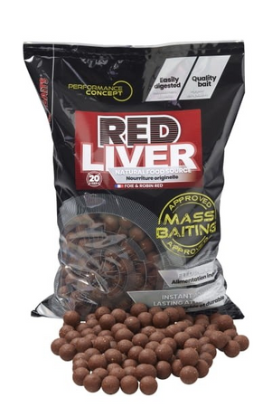 Starbaits Red Liver Mass Baiting 20mm 3kg