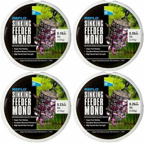 Preston Reflo Sinking Feeder Mono 0.16 150m