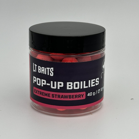 LT Baits Extreme Strawberry Pop Up 12mm 40g