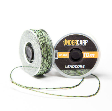 Undercarp Leadcore Bez rdzenia 45lbs Zielony 10m