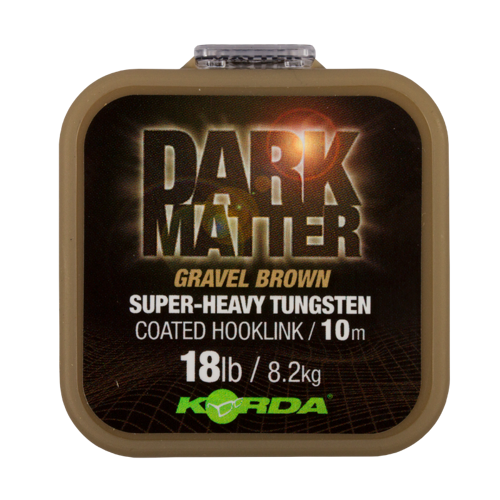 Korda Dark Matter Tungsten Coated Braid Brown 18lb 10m