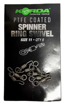 Korda PTFE QC Spinner Ring Swivel size 11