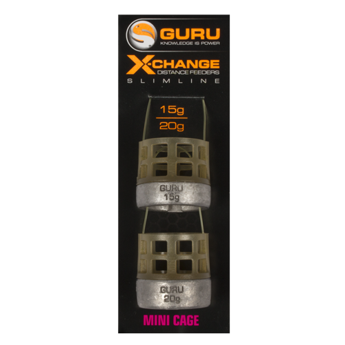 Guru Slimline X-Change Distance Feeder Mini 15g + 20g