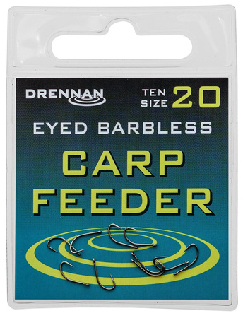 Drennan Eyed Barbless Carp Feeder size 10 - Haczyki 10szt.