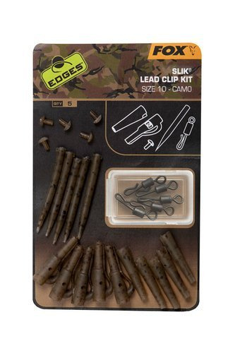 Fox Edges Slik Lead Clip Kit size 10 Camo