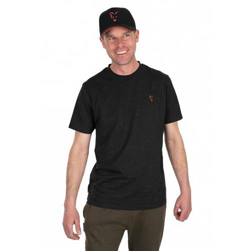 Fox Collection T-Shirt Black Orange