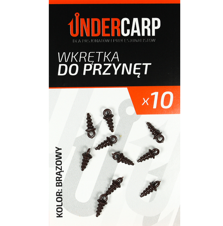 Undercarp Wkrętka do przynęt – brązowa