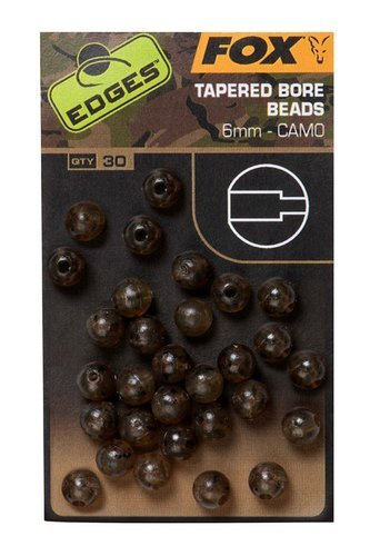 Fox Tapered Bore Beads 6mm Camo
