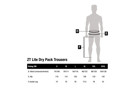Nash ZT Lite Dry Pack Trausers