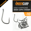 Undercarp Teflonowe haki karpiowe WIDE GAPE CHODDY 8